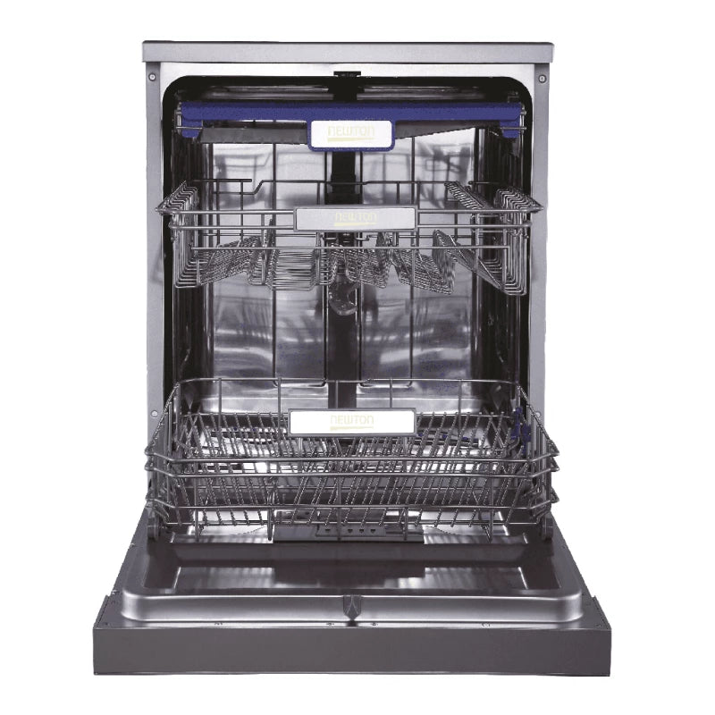 Newton Dishwasher 7627SM – 8 Programs, 3 Sprayers, 3 Racks, Stainless Steel