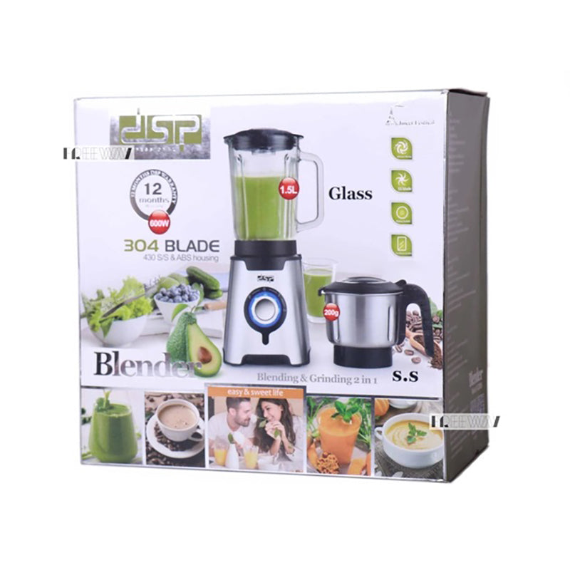 KJ2095 DSP 1.5L 600W Blender Set + 200g Grinder