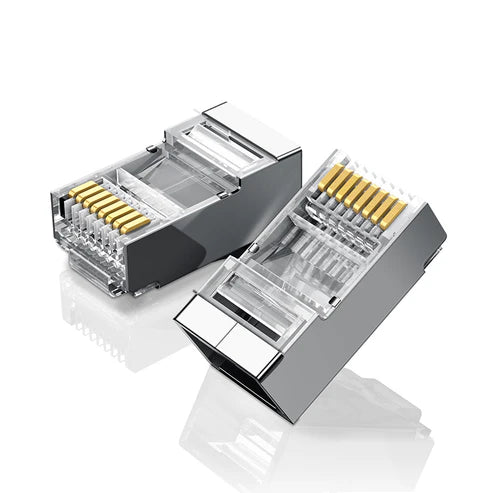 CAT6 RJ45 Connectors – 100 Pcs