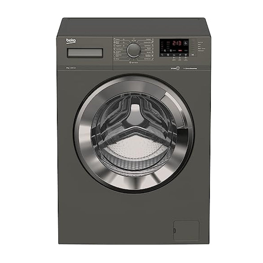 Beko 8Kg 1200RPM Silver Washing Machine 8612 XSS