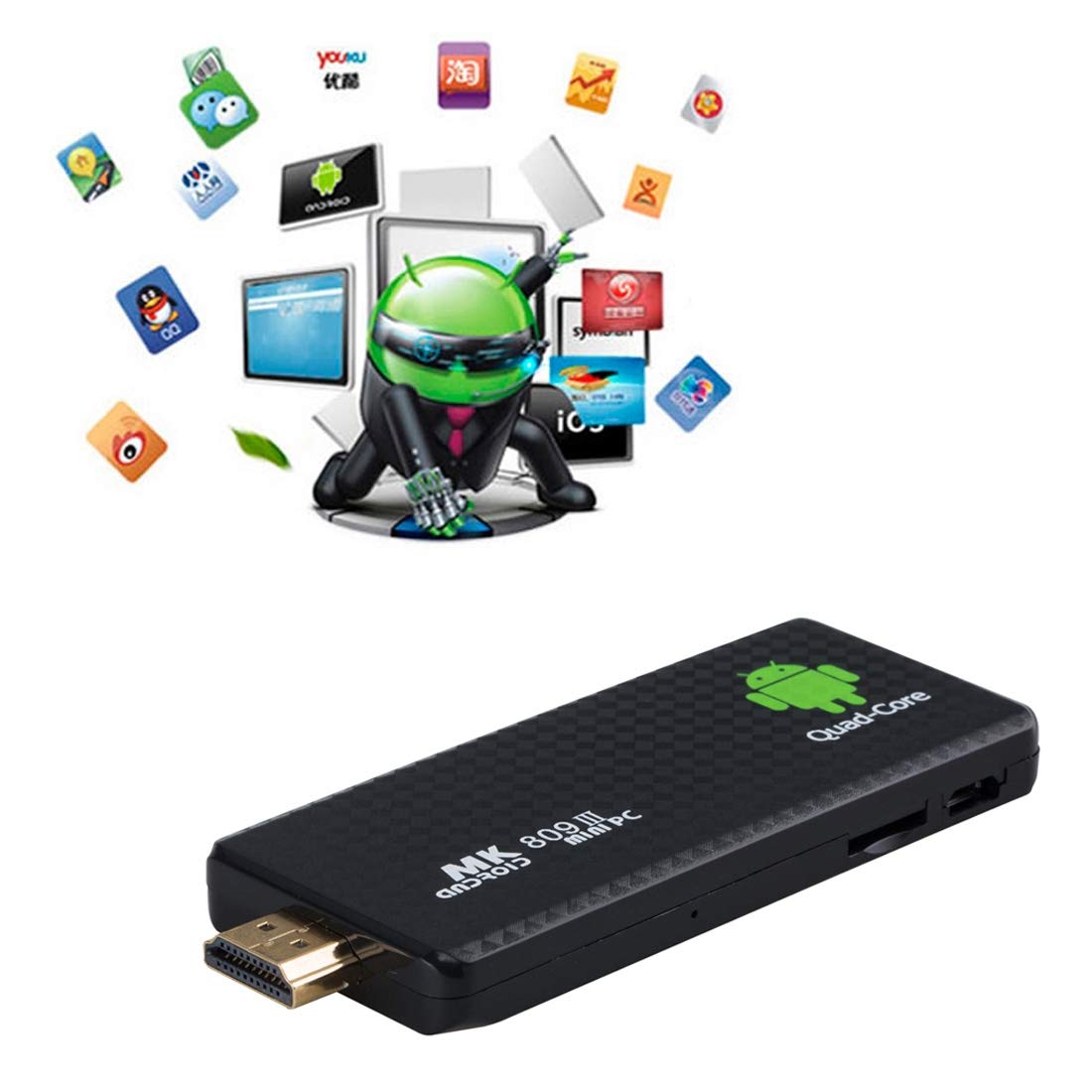 Android Mini PC MK809 III – 2GB + 8GB
