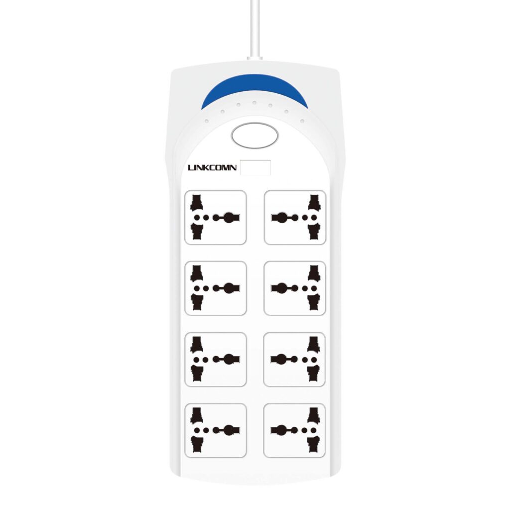 Linkcomn LC-PS801 Power Strip 5M – Multi-Socket Extension