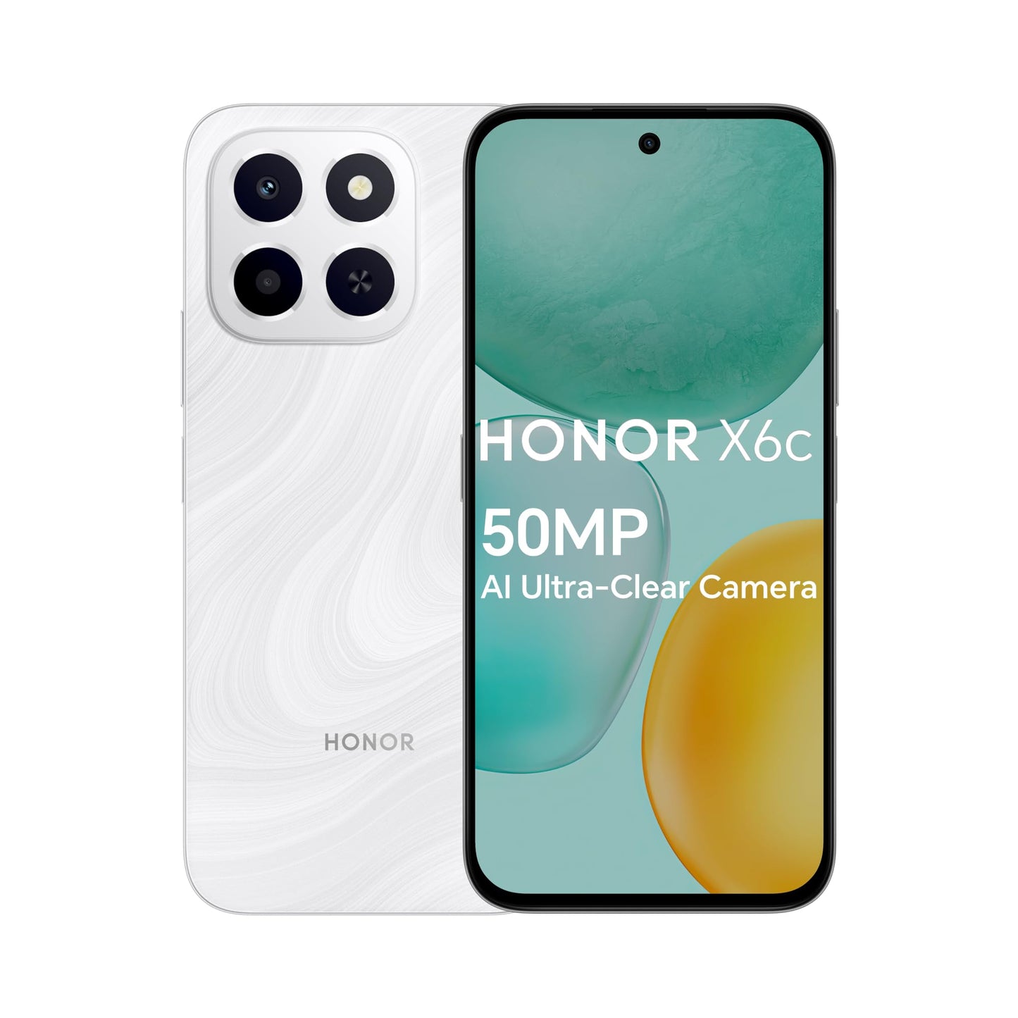 HONOR X6C – ذاكرة وصول عشوائي (RAM) سعة 6 جيجابايت، وسعة تخزين 256 جيجابايت