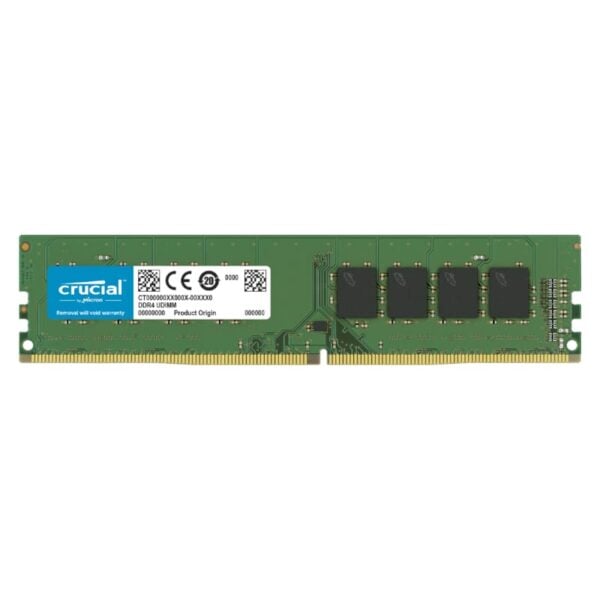 ذاكرة الوصول العشوائي لأجهزة الكمبيوتر المكتبية Crucial DDR4 بسعة 16 جيجابايت وتردد 3200 ميجاهرتز