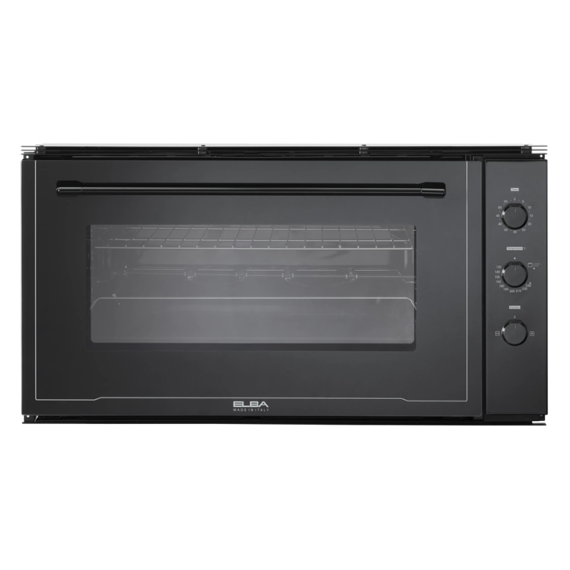Al-Ba Built-In Oven 90L Black Fan 109-50 BKN