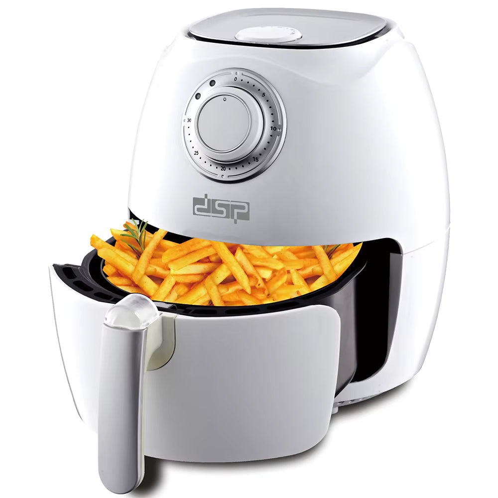 DSP KB2020 Air Fryer 1350W – 3.3L (Black & White)