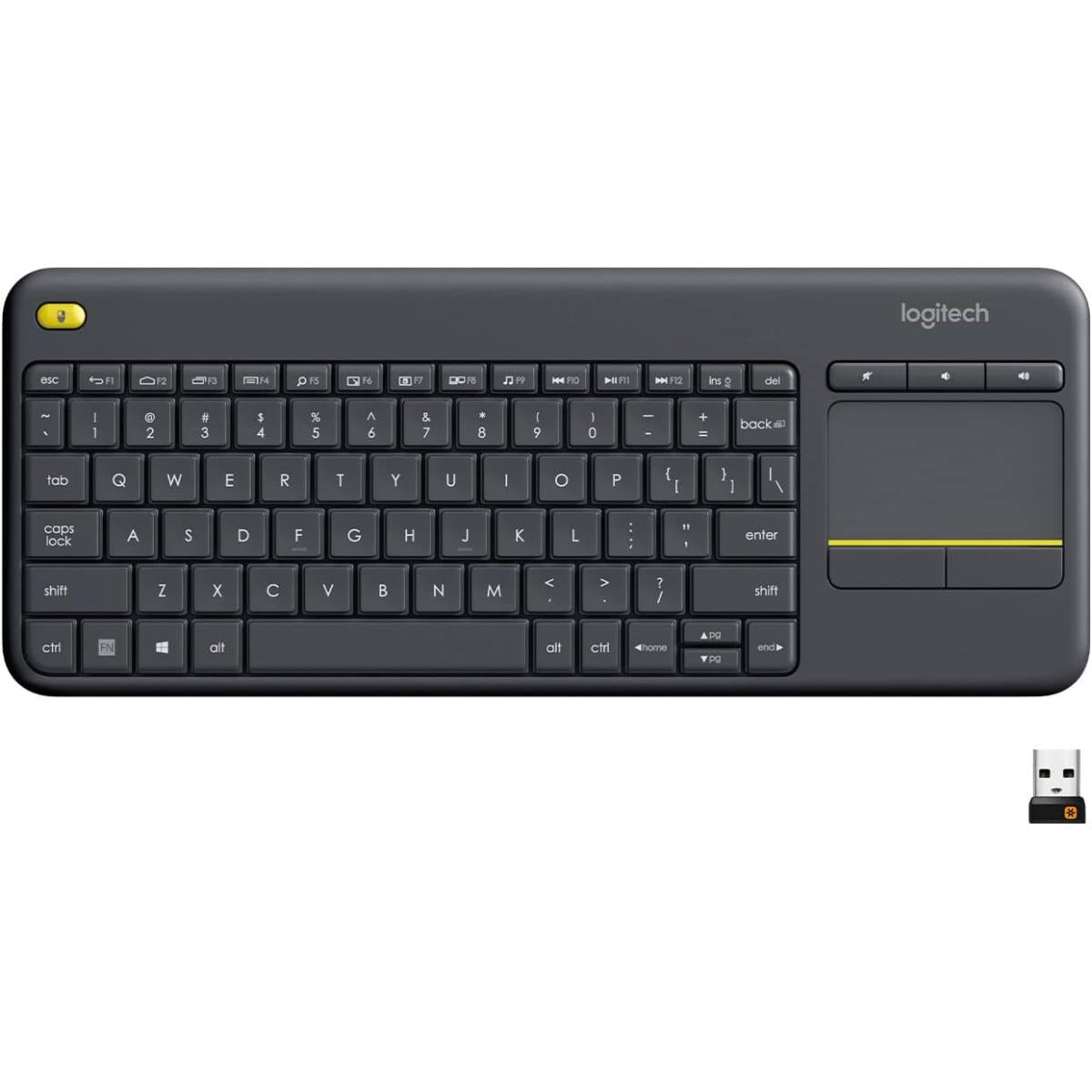 لوحة مفاتيح لوجيتك اللاسلكية K400 Plus (طراز 3859)