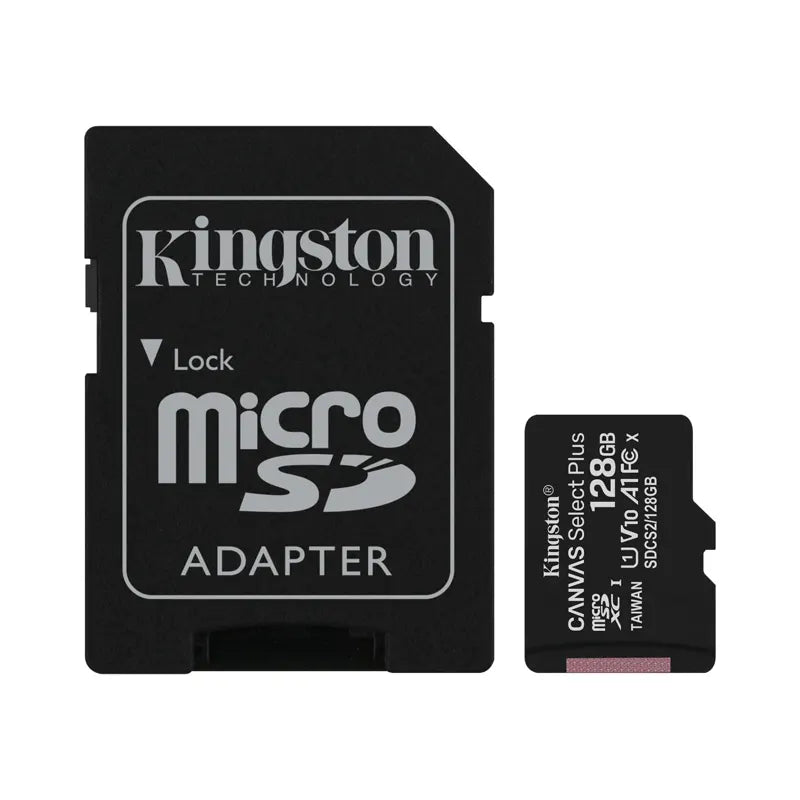 Kingston MicroSD Card 128GB – 100MB/s