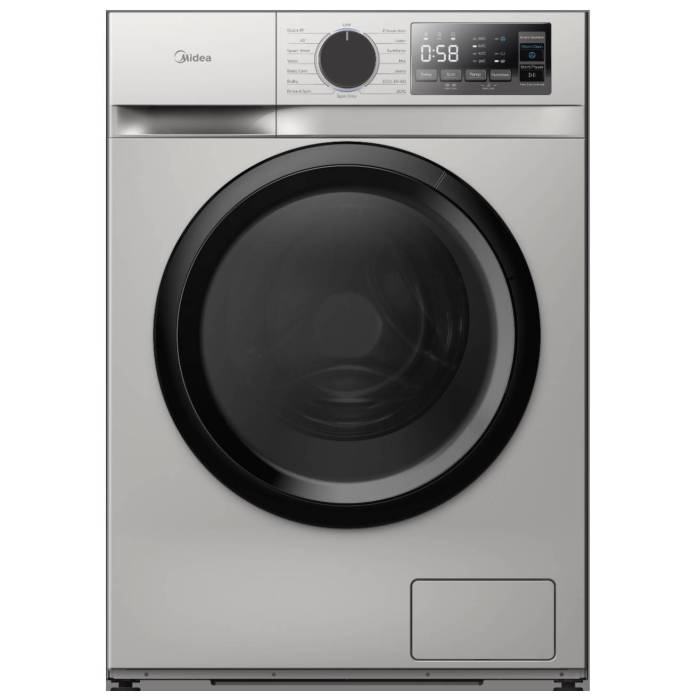 Midea Inverter Washing Machine 7KG 1400RPM – Silver