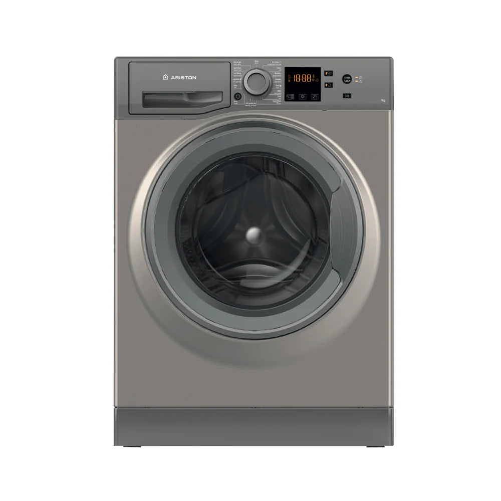 Ariston 7Kg Silver Washing Machine NS 723U GG EG