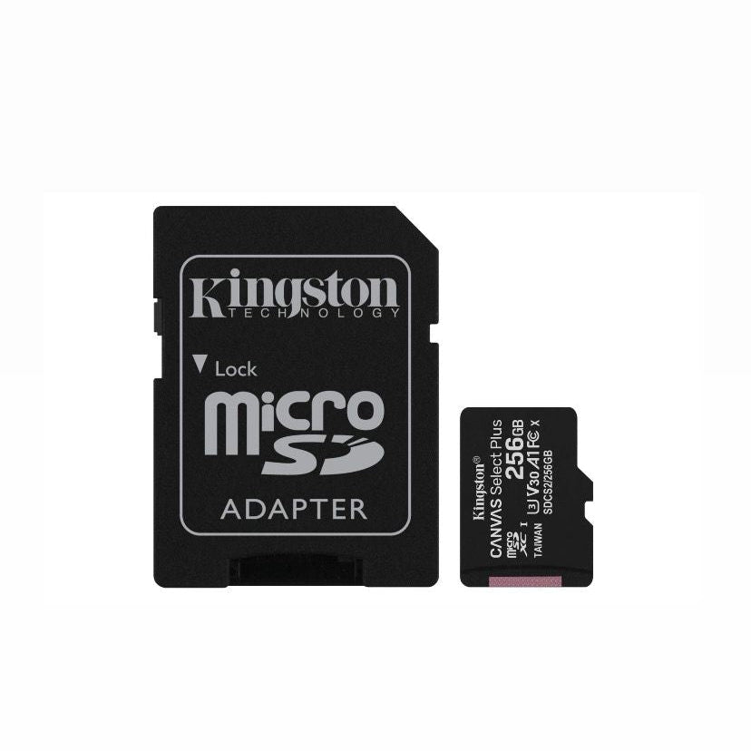 Kingston MicroSD Card 256GB – 100MB/s