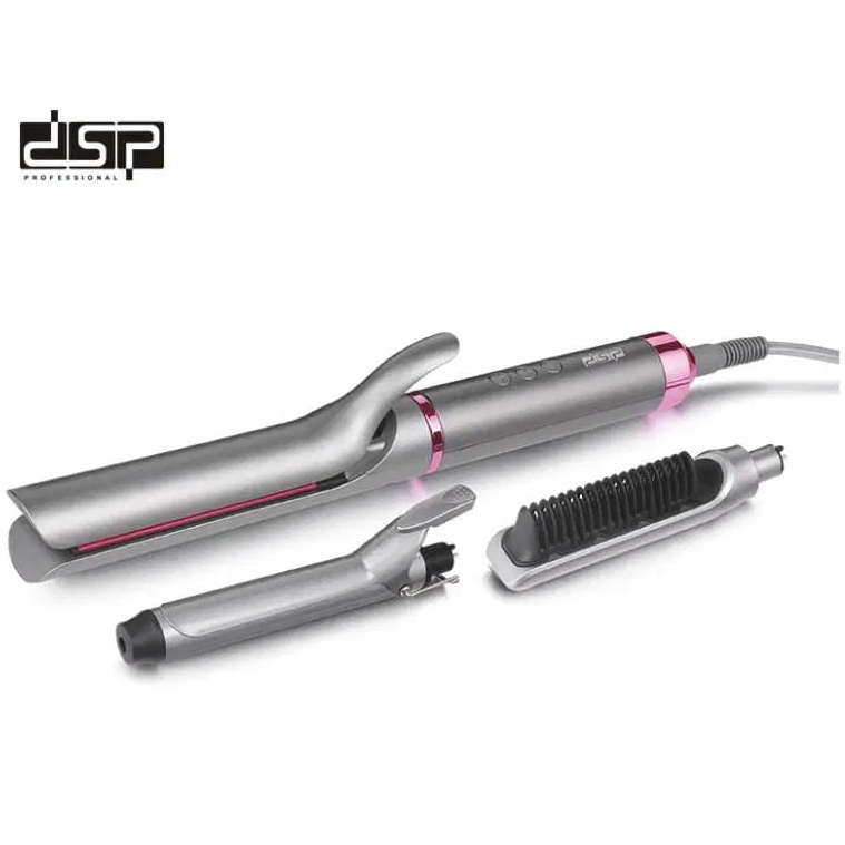 DSP 20168 3-in-1 Hair Styling Set (Straightener + Curler + Comb)