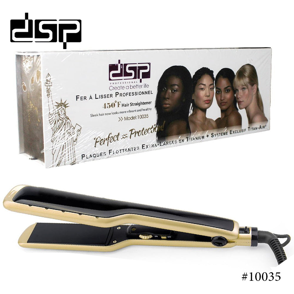 DSP Hair Straightener with Hot & Cold Air + 3 Attachments – 10035A