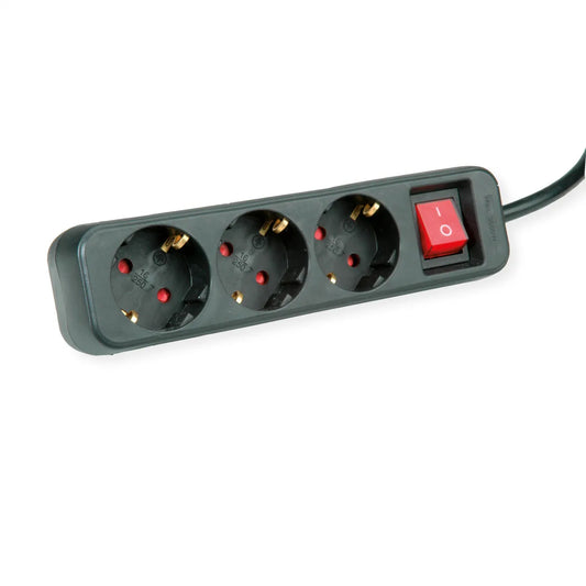 3-Way Power Strip – EU 3-Pin Plug