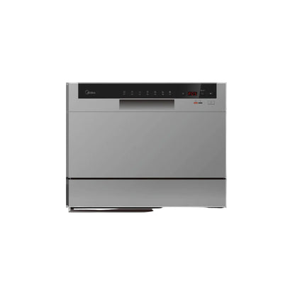 غسالة أطباق ميديا ​​WQP6-3602F، 7 برامج، مثبتة على سطح الطاولة