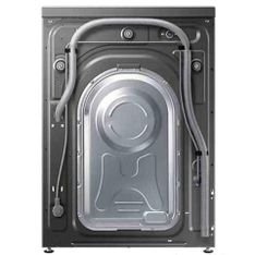 غسالة سامسونج تحميل أمامي WW90TA046AX1FH – 9 كجم، فضي