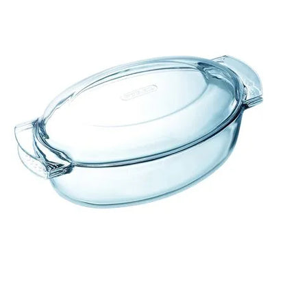 Pyrex 459A000 4L Oval Glass Casserole with Lid