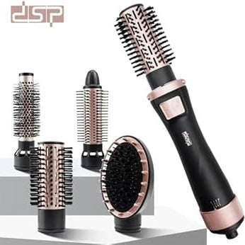 Electric Rotating Hair Brush Set with 5 Attachments – 50063