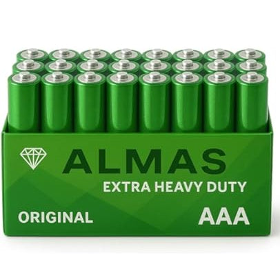 Almas AAA Batteries – 60 Pack