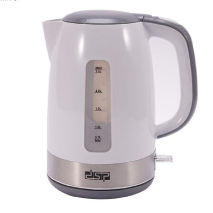 DSP Electric Kettle KK1143 – 2.5L 2200W White