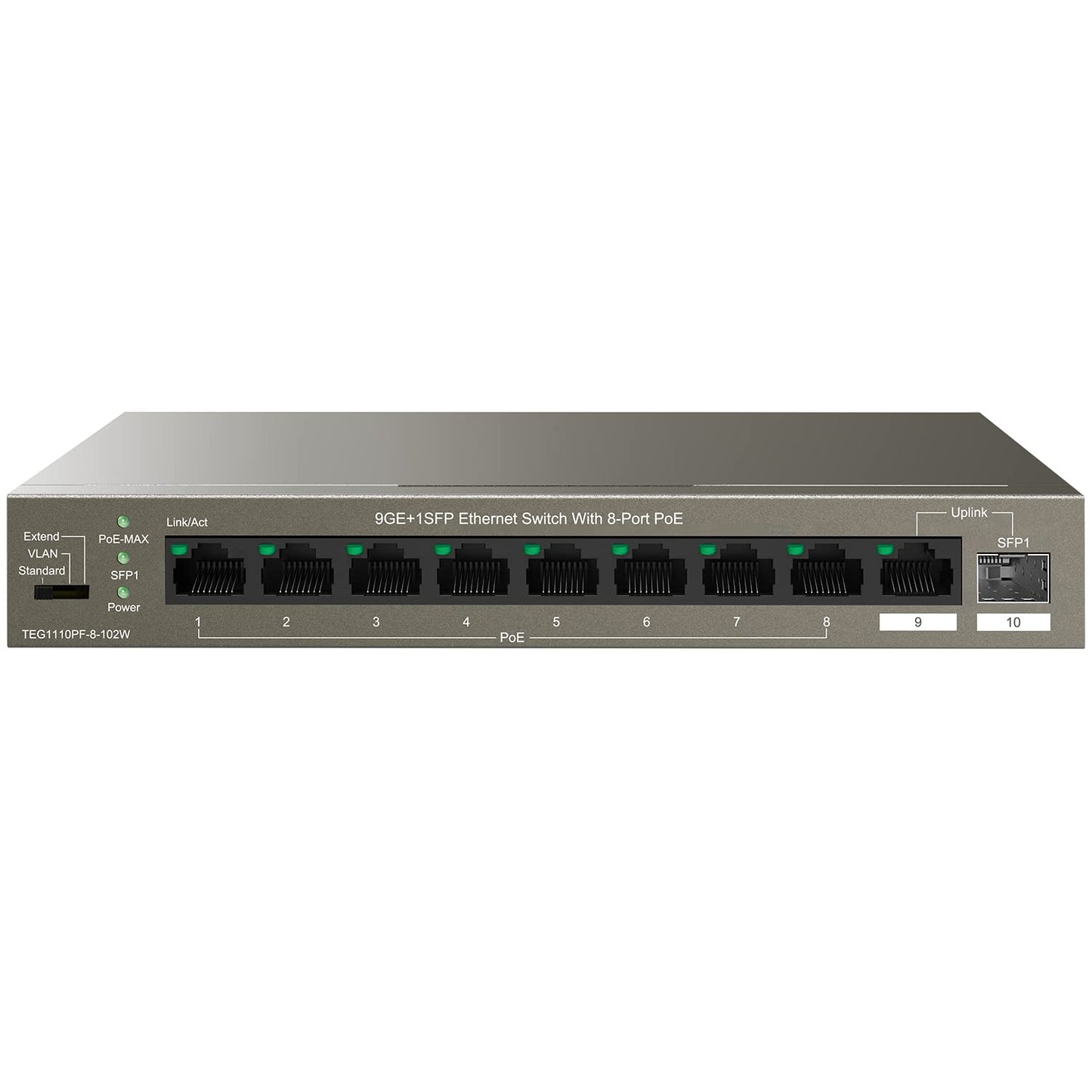 TEG1110PF-8-102W 8-Port Switch