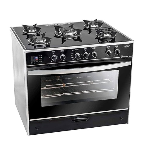 طباخ غاز I COOK Silver 383 بخمس شعلات