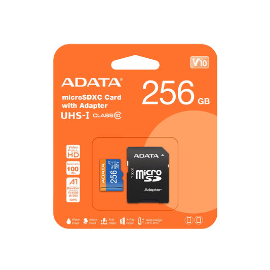 ADATA 256GB Micro SD Card Class 10