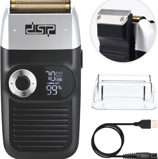 DSP 90478 Rechargeable Men’s Electric Shaver with Extra Heads