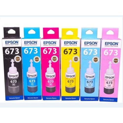 Epson 673 Ink Bottle Set (Black + Color)