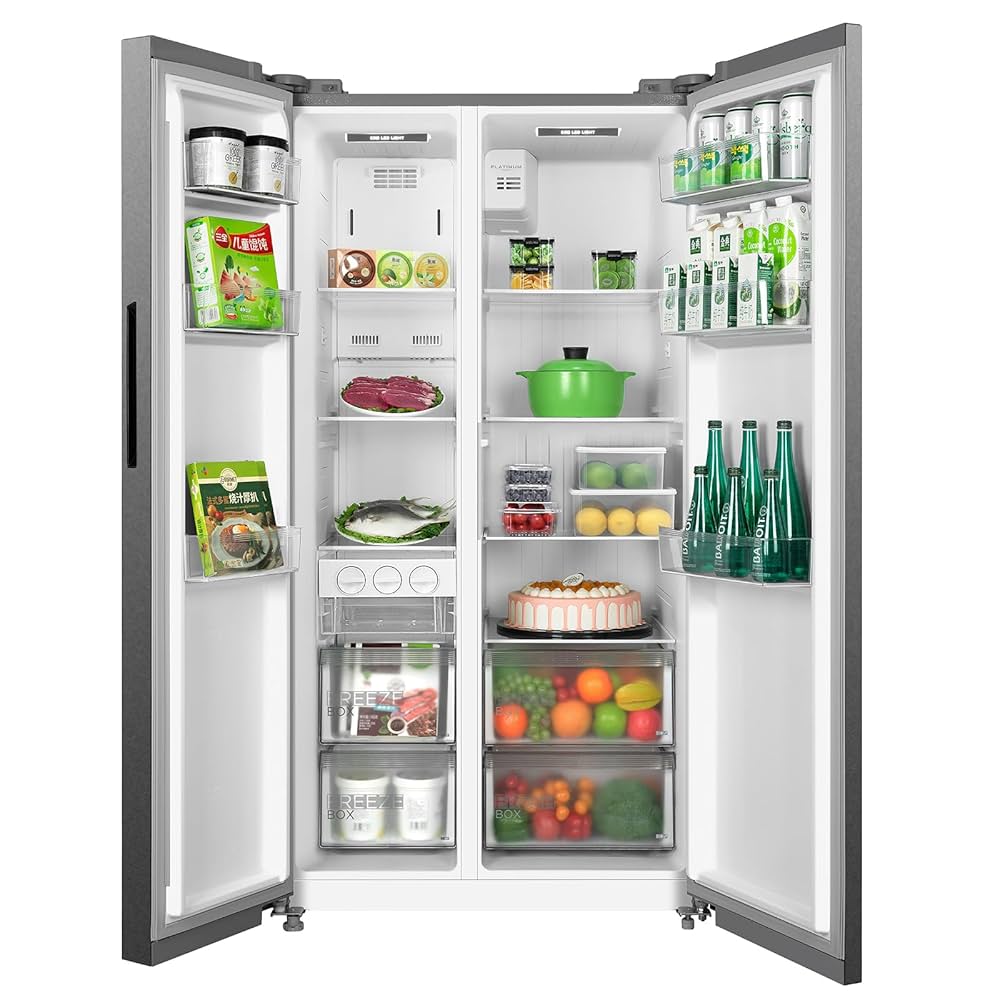Midea 510L Stainless Steel Refrigerator 710