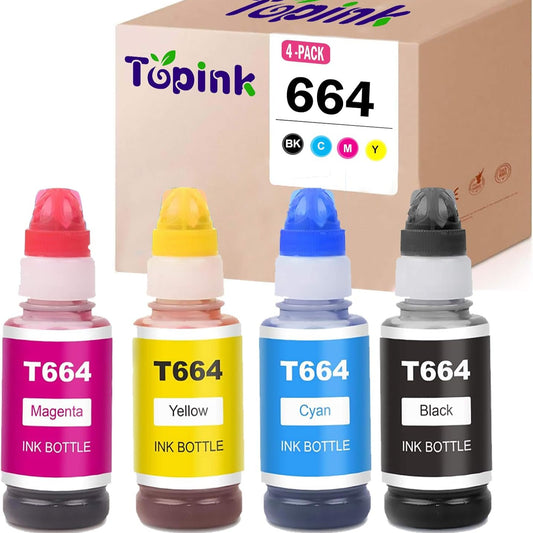 Epson 664 Ink Bottle Kit (4 Colors)