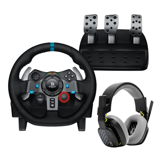 Logitech G29 Racing Wheel + Astro A10 Gaming Headset