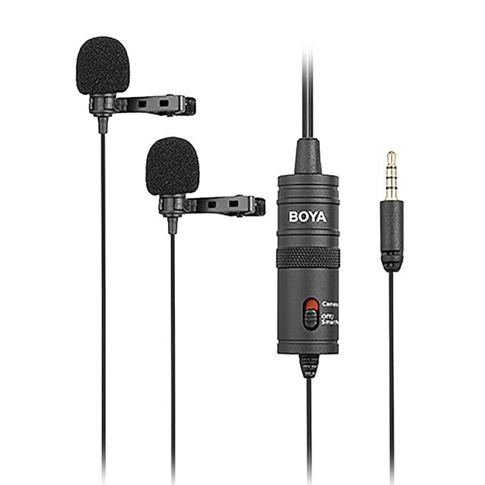BOYA BY-M1DM Dual Lavalier Microphone