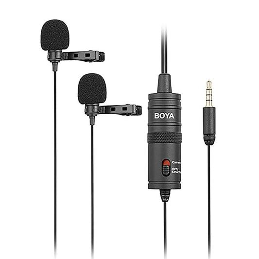 BOYA BY-M1DM Dual Lavalier Microphone