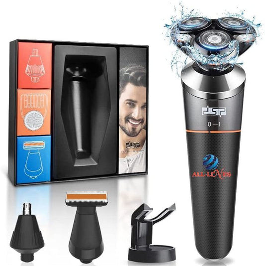 DSP Rechargeable Hair Clipper with Extra Heads – 60087