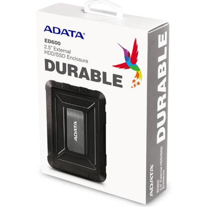 علبة ADATA ED600 الخارجية للقرص الصلب/SSD مقاس 2.5 بوصة