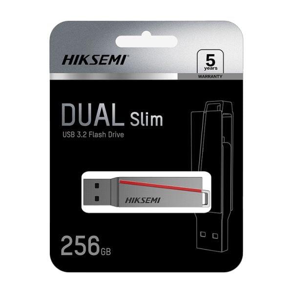 HIK 256GB USB 3.2 Dual Slim Flash Drive