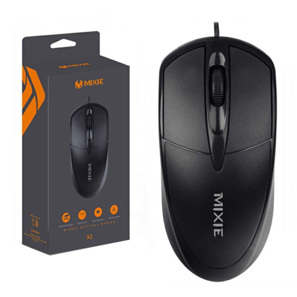 MIXIE X2 Wired Optical Mouse