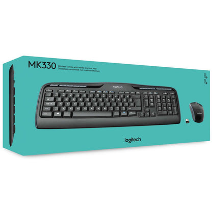 مجموعة Logitech اللاسلكية MK330 (طراز 3836)