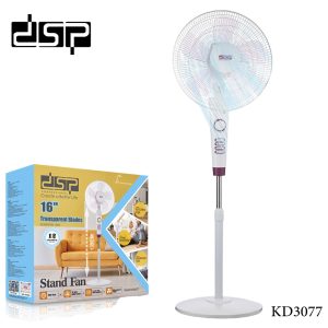 DSP KD3071 16-inch Stand Fan with Remote – 60W
