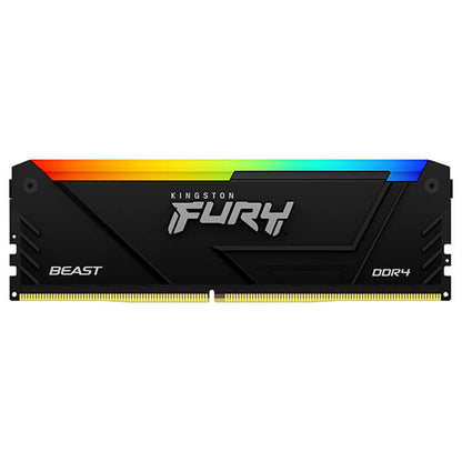 ذاكرة الوصول العشوائي Kingston FURY Beast RGB سعة 16 جيجابايت DDR4 بسرعة 3200 ميجاهرتز - سطح المكتب