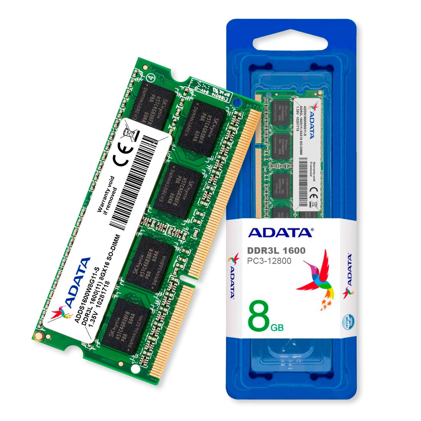 ADATA 8GB DDR3 1600MHz Laptop RAM (PC3-12800)