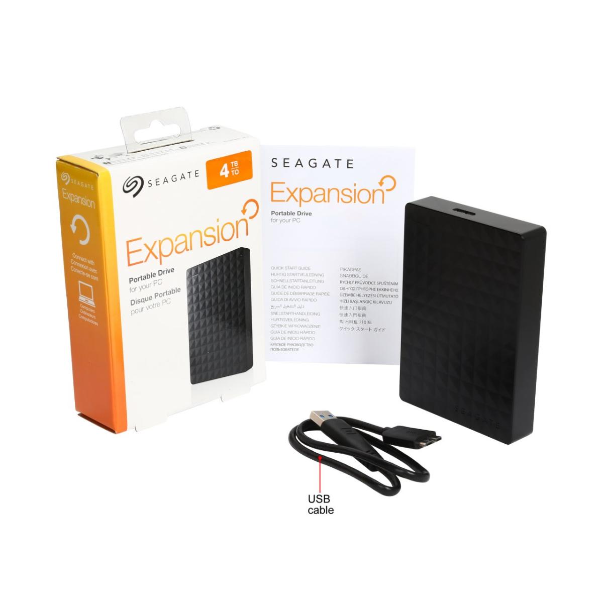 Seagate 4TB External Hard Drive – Portable USB 3.0 HDD