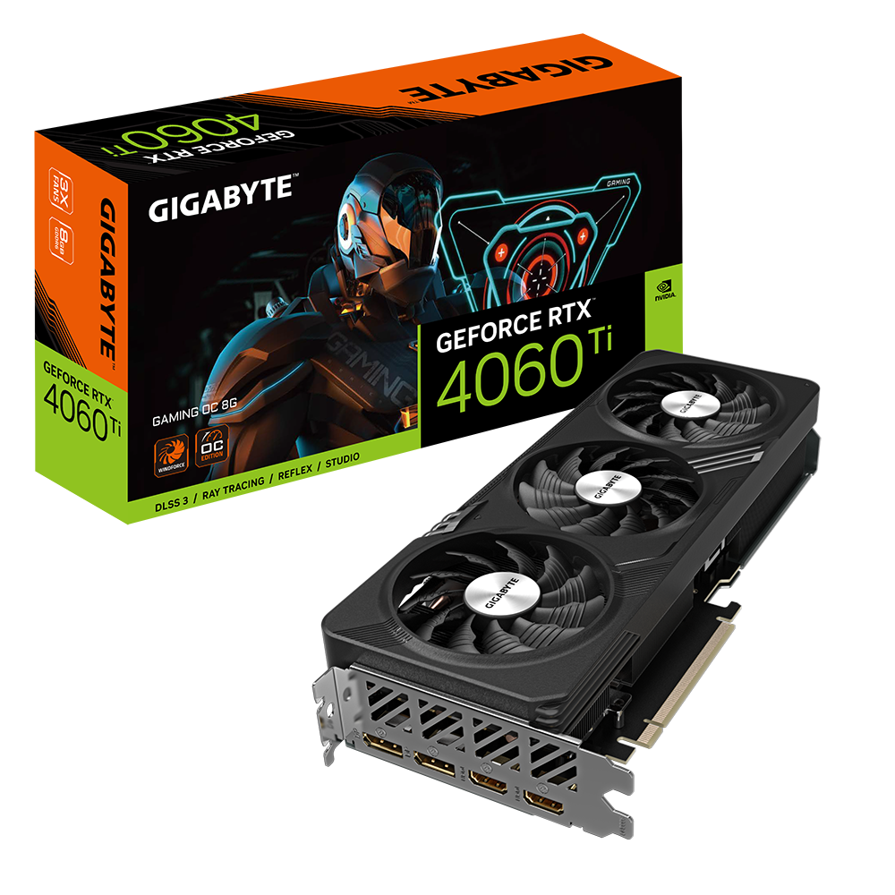 GIGABYTE GeForce RTX 4060 Ti OC 8GB Graphics Card