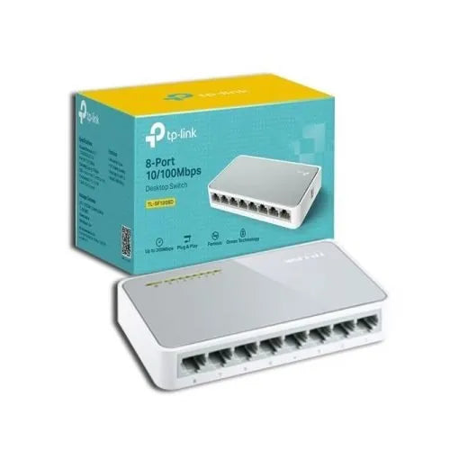 مفتاح سطح المكتب TP-Link SF1008D ذو 8 منافذ