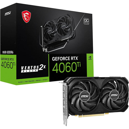 بطاقة رسومات MSI GeForce RTX 4060 Ti Ventus 2X OC 8GB GDDR6