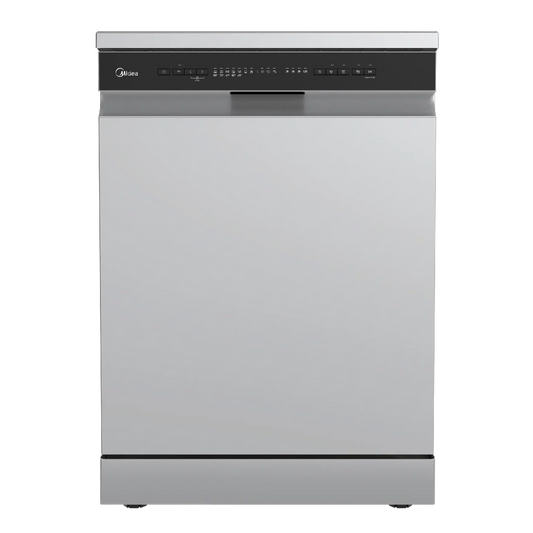 غسالة أطباق ميديا ​​- 8 برامج، فضي، WQP14-W7633C