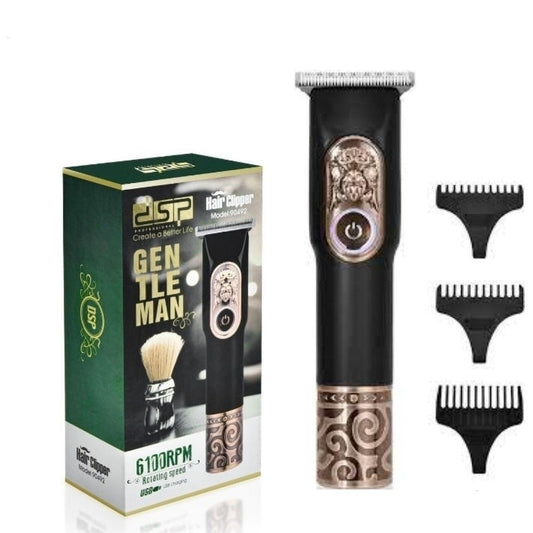 DSP Rechargeable Men’s Hair Clipper with Extra Heads – 90492