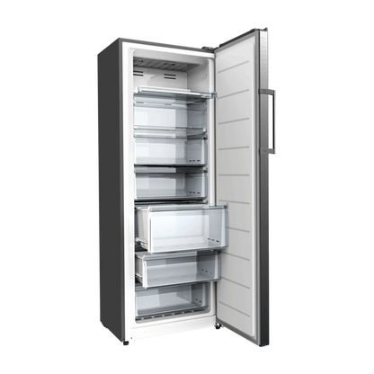 فريزر عمودي ميديا ​​7 أدراج بدون تجميد من الفولاذ المقاوم للصدأ MDRU333FZ