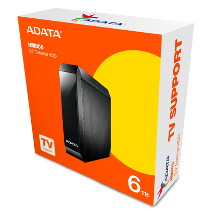 قرص صلب خارجي ADATA HM800 سعة 6 تيرابايت وقياس 3.5 بوصة